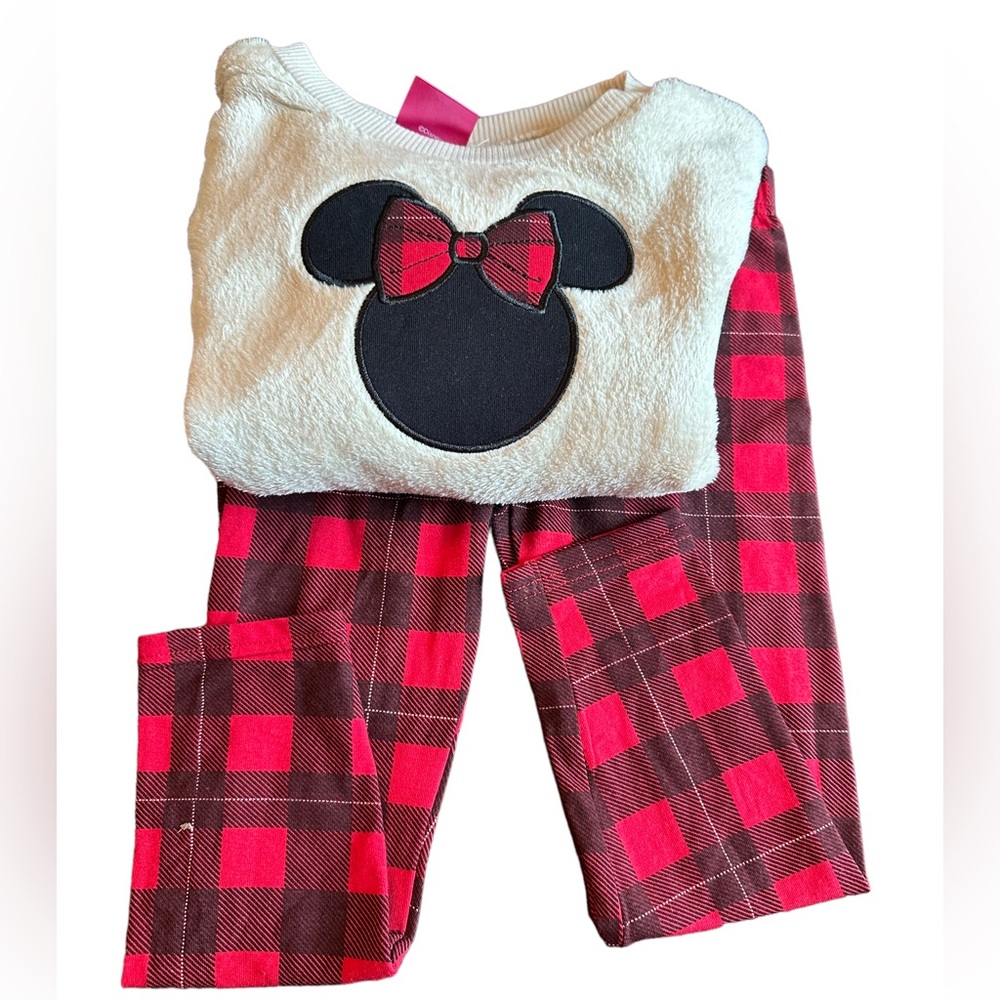 Girls’ Minnie Mouse Sweatshirt and Long Pants 2 Piece Set